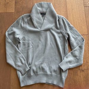Banana Republic merino wool sweater gray pullover